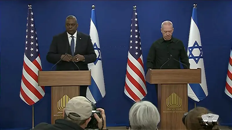 美国国防部长与以色列讨论在加沙采取更“外科手术”的方式